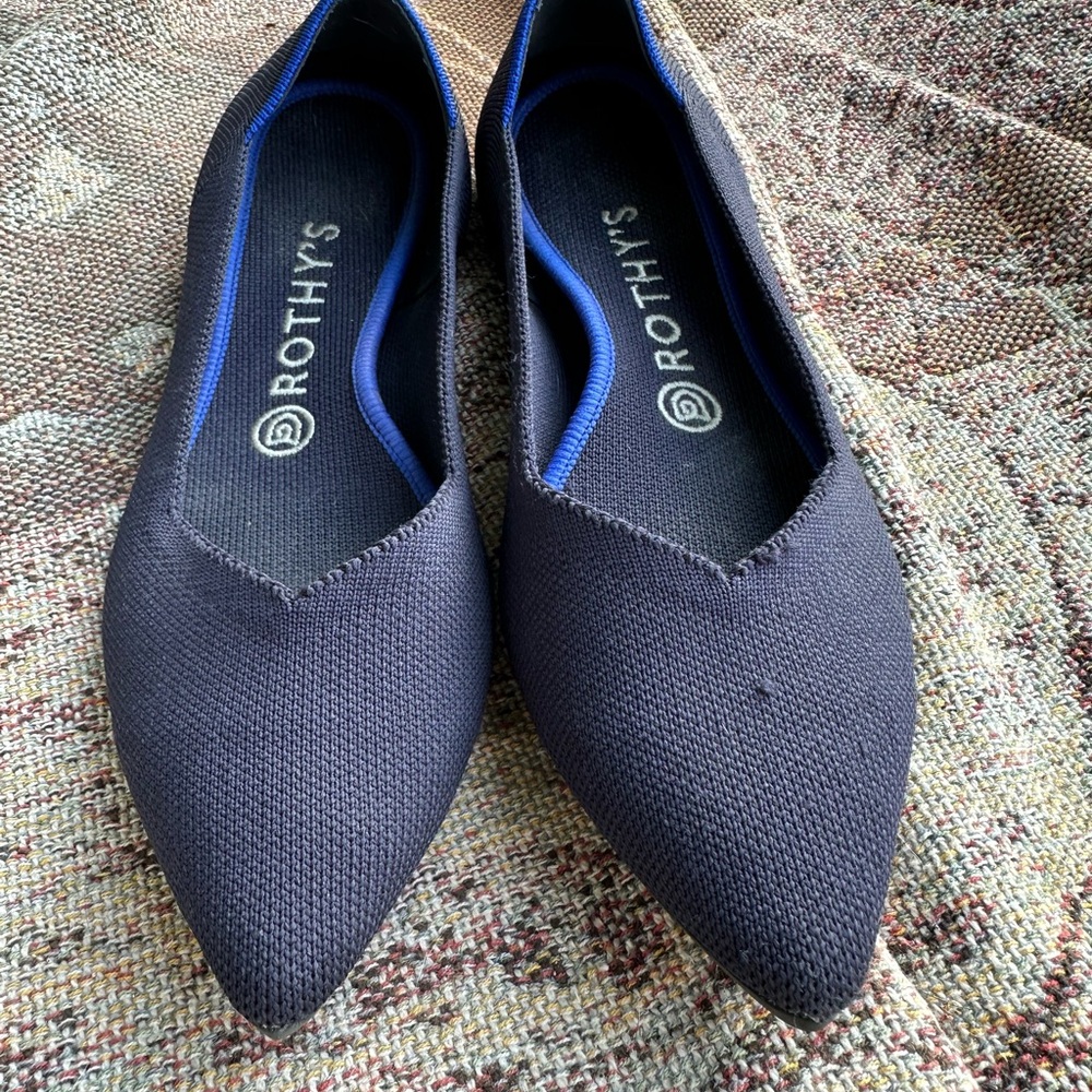 Rothy's Women's Navy Blue Flats